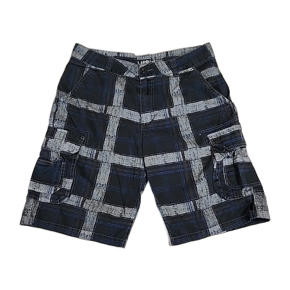 Carbon Cargo Shorts‎ Black/Gray/Blue Men's Size 32